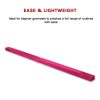 2.2m Gymnastics Folding Balance Beam Synthetic Suede – Pink