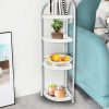 Shower Corner Shelf White Caddy Bathroom Shelves Organiser Bath Storage Rack 4