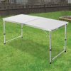 Aluminium Folding Table 120cm Portable Indoor Outdoor Picnic Party Camping Tables