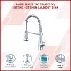 Basin Mixer Tap Faucet w/Extend -Kitchen Laundry Sink