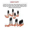 12-Pack Wall Mount Garage Hooks Tool Storage Workshop Organiser Heavy Duty Steel