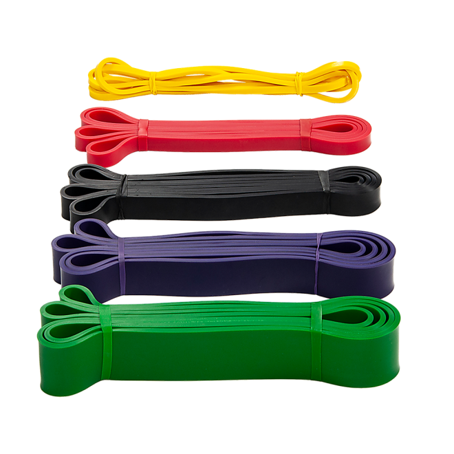 Resistance Band Loop Set of 5 Heavy Duty Gym Yoga Workout