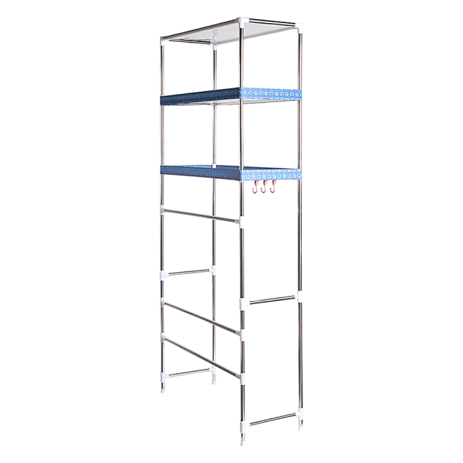 Storage Shelves Shelf 3 Tier Rack Portable Laundry Stand Unit Organiser