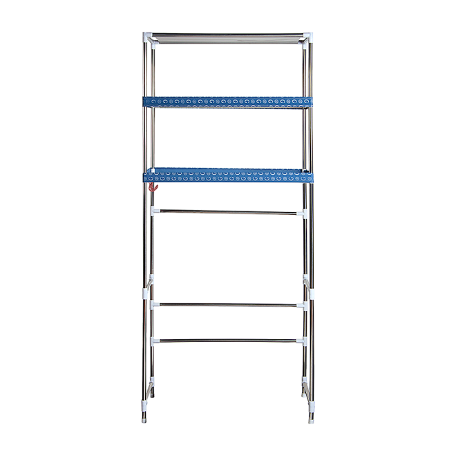 Storage Shelves Shelf 3 Tier Rack Portable Laundry Stand Unit Organiser