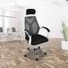 Office Chair Gaming Computer Chairs Mesh Back Foam Seat – White