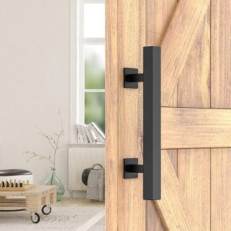 12″ Square Pull and Flush Door Handle Set Barn Door Hardware