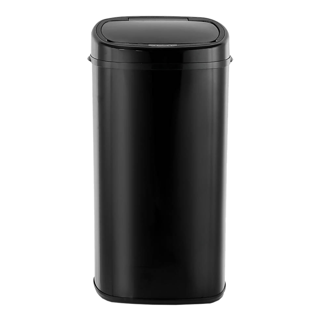 68L Motion Sensor Bin Automatic Stainless Steel Kitchen Rubbish Trash – Black