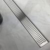 Bathroom Shower Grate Drain w/Centre outlet Floor Waste – 1000 x 70 x 20 mm, Silver