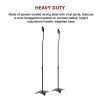 2pcs Speaker Stands Stand Rear Surround Sound Satellite Speakers Adjustable