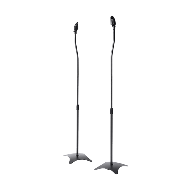 2pcs Speaker Stands Stand Rear Surround Sound Satellite Speakers Adjustable