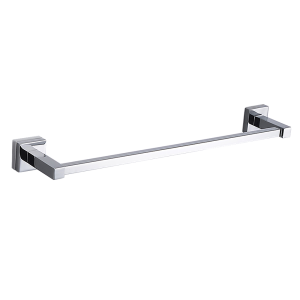 Chrome Towel Bar Rail Bathroom – Single Classic