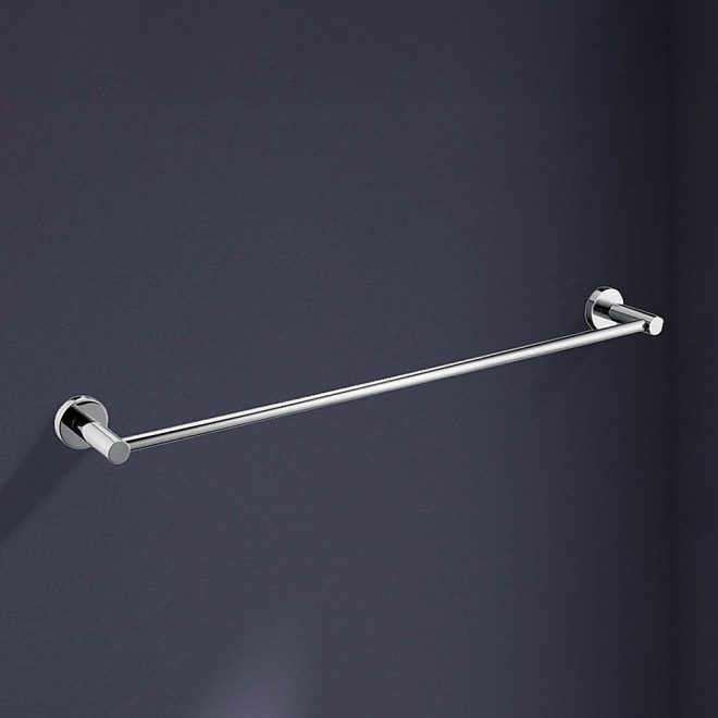 Classic Chrome Towel Bar Rail Bathroom – Single