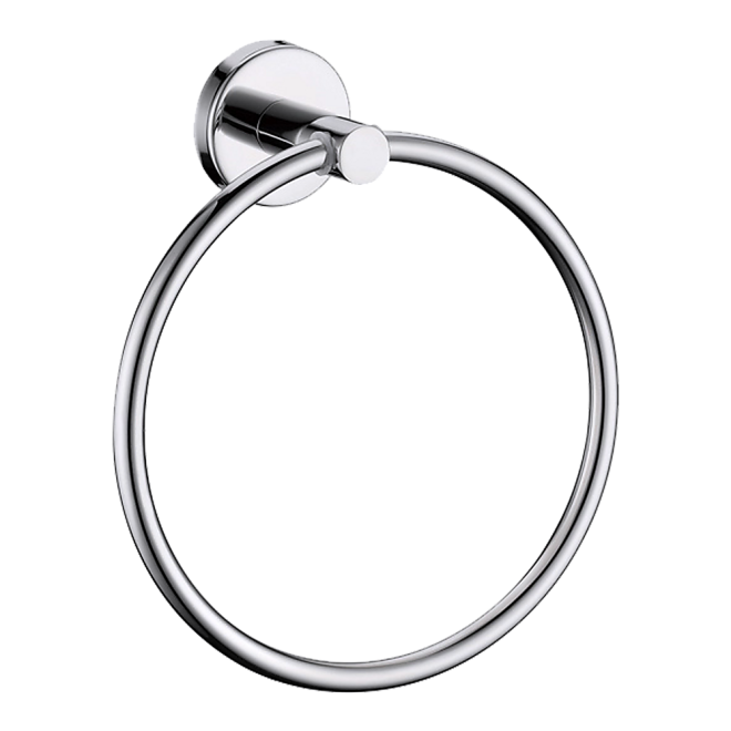 Classic Chrome Towel Bar Rail Ring Bathroom. – 165x180x50 mm