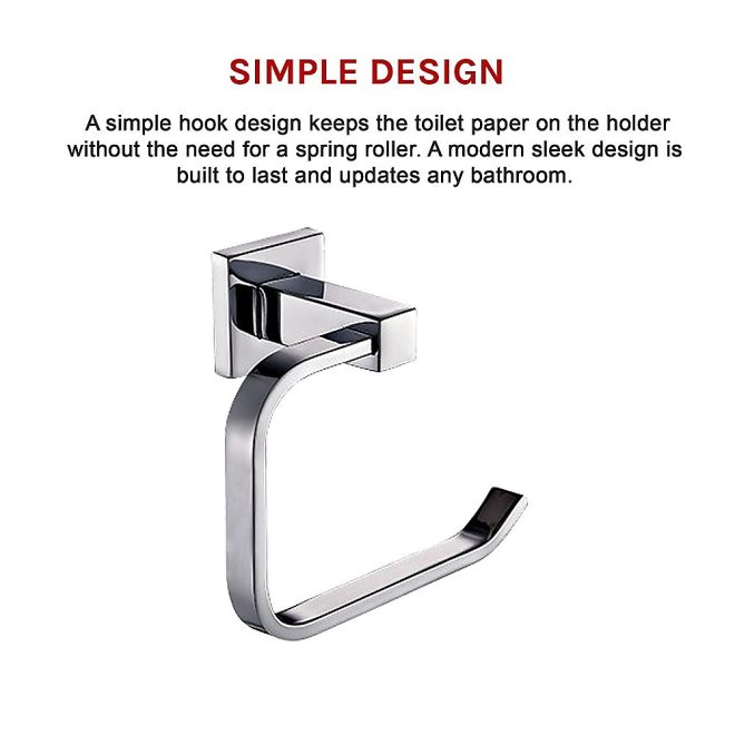 Classic Toilet Paper Holder Bathroom – Chrome