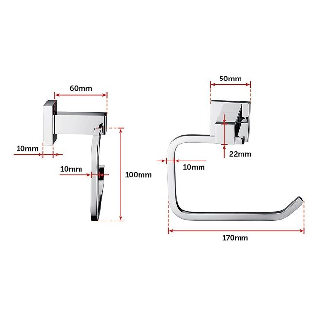 Classic Toilet Paper Holder Bathroom – Chrome