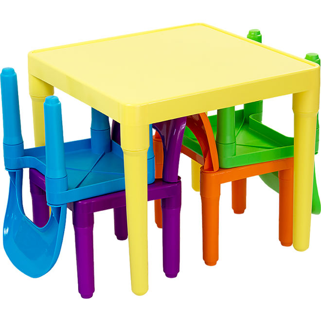 Kids Table and Chairs Play Set Toddler Child Toy Activity Furniture In-Outdoor