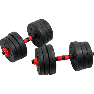 Adjustable Rubber Dumbbell Set Barbell Home GYM Exercise Weights