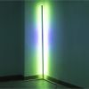 Modern – Colour RGB – Minimalist LED Corner Floor Lamp – White – Mood Lighting