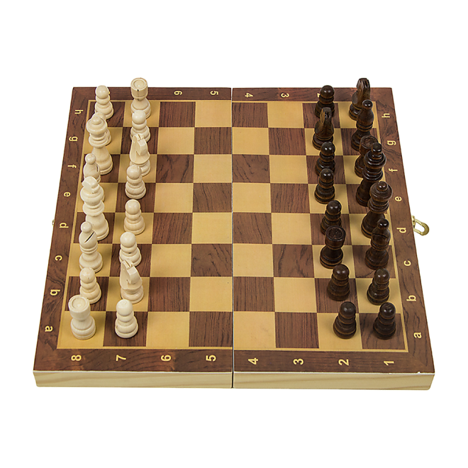 Chess Board Games Folding Large Chess Wooden Chessboard Set Wood Toy Gift