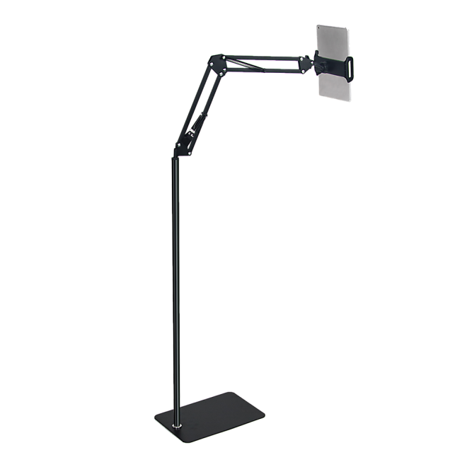 Hands Free Floor Stand Adjustable Bed Clip Holder For Tablet iPad iPhone Switch