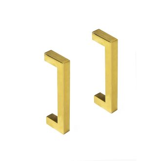 15 x Brushed Brass Drawer Pulls Kitchen Cabinet Handles – Gold Finish