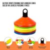 60 Pack Sports Training Discs Markers Cones Soccer AFL Exercise Personal Fitness