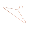 Adult 16.5″ Rose Gold Shiny Metal Wire Coat Suit Top Clothes Hangers – 60