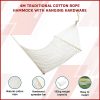 4m Traditional Cotton Rope Hammock with Hanging Hardware