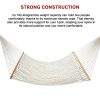 4m Traditional Cotton Rope Hammock with Hanging Hardware