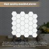 Tiles 3D Peel and Stick Wall Tile 10 sheets – 300 x 300 mm, Hexagon White