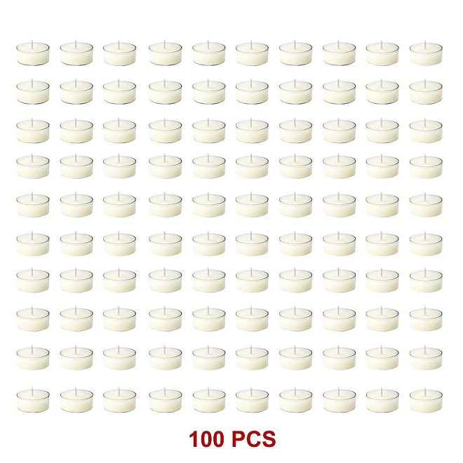 Bulk Buy Unscented SOY WAX Tealights, Soy Wax Tealight Candles – (100pc per set)