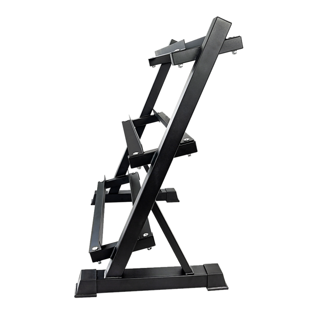 Dumbbell Rack Storage Stand Hex Weight Heavy Duty 3 Tier Wide Home Gym Fitness