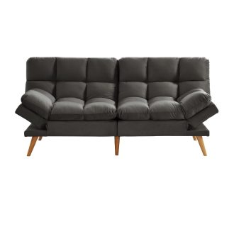 Alexa 3 Seater Velvet Sofa Bed Futon