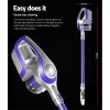 Cordless Stick Vacuum Cleaner – Purple and Grey