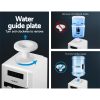 22L Bench Top Water Cooler Dispenser Purifier Hot Cold Three Tap – White, 3 Taps + Water Container