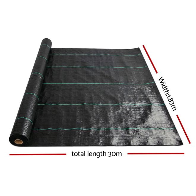 Weed Control Mat Black – 1.83×30 m