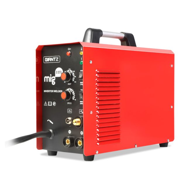 220 Amp Inverter Welder MMA MIG DC Gas Gasless Welding Machine Portable