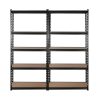 4X1.8M Garage Shelving Warehouse Rack Storage Shelves Pallet Racking – Black