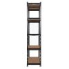 4X1.8M Garage Shelving Warehouse Rack Storage Shelves Pallet Racking – Black