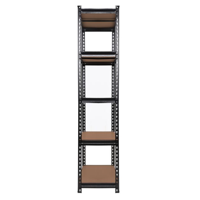 4X1.8M Garage Shelving Warehouse Rack Storage Shelves Pallet Racking – Black