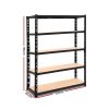 1.8M Warehouse Racking Shelving Storage Shelf Garage Shelves Rack Steel Black