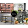 1.5M Warehouse Racking Rack Storage Shelf Organiser Industrial Shelving Garage Kitchen Store Shelves Steel