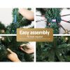 Jingle Jollys Christmas Tree Xmas Trees Decorations Pine-Needle Tips – 7ft – 1584 Tips