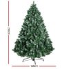 Jingle Jollys Christmas Tree Xmas Trees Decorations Snowy Tips – 7ft – 1250 Tips