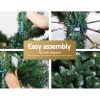 Jingle Jollys Christmas Tree Xmas Trees Decorations Snowy Tips – 7ft – 1250 Tips