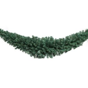 Jingle Jollys Christmas Garland Xmas Tree Decoration Green – 7ft