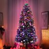 Jingle Jollys Christmas Tree LED Xmas trees with Lights Multi Colour – 6ft