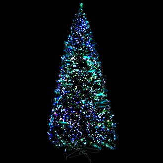 Jingle Jollys Christmas Tree LED Xmas trees Optic Fibre Multi Colour