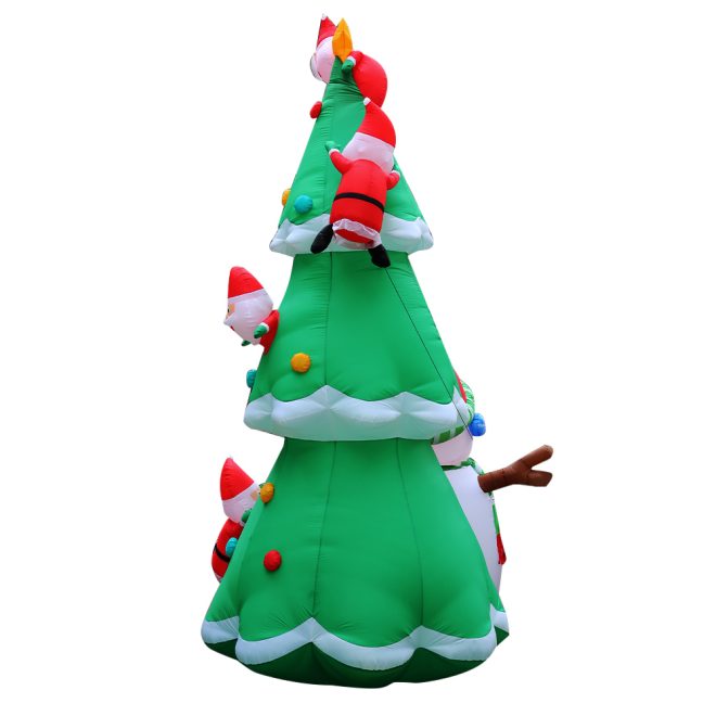 Christmas Inflatable Santa Tree 5M Illuminated Decorations