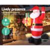 Jingle Jollys Christmas Inflatable Santa Decorations Outdoor Air-Power Light – 2.4M